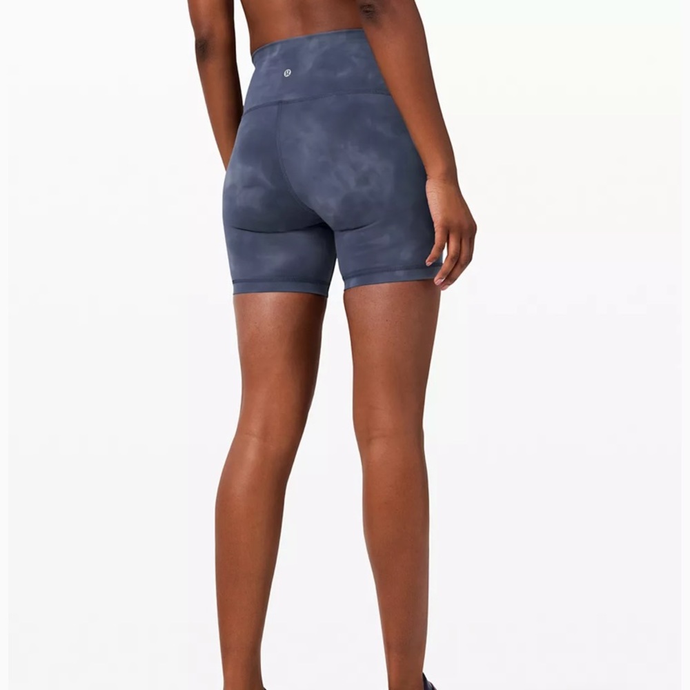 Lululemon Wunder train high rise biker shorts
